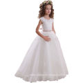 Wedding 2-12 Years Old Latest Children Frocks Birthday Lace Long A Line Flower Girl Dresses Pattern Kids Party LF16